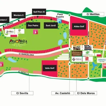 Golf Panoramica San Jordi Apartmán Vinarós